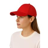 Derikem Unisex Basic Arkası Cırtlı Ayarlanabilir Hat Beyzbol Şapka Kep Kırmızı Standart