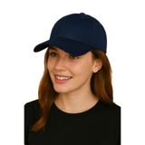 Derikem Unisex Basic Arkası Cırtlı Ayarlanabilir Hat Beyzbol Şapka Kep Lacivert Standart