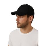Derikem Unisex Basic Arkası Cırtlı Ayarlanabilir Hat Beyzbol Şapka Kep Siyah Standart