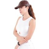 Derikem%100 Hakiki Deri Unisex Deri Cap Ayarlanabilir Şapka KAHVERENGİ Standart