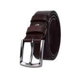 Derikem%100 Hakiki Erkek Manda Derisi Kot Kemeri 4 Cm Kahverengi KAHVERENGİ 125 CM