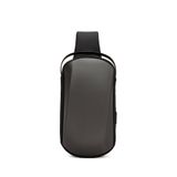 Derimod 24SBD30046F D-Pack Erkek Gri Teknolojik Kumaş Çapraz Çanta