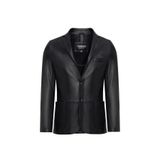 Derimod 24WGE65591M Dominic Erkek Siyah Blazer Deri Ceket