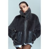 Derimod 24WGP5231FF Kitzbuhel Kadın Gri Teddy Mont