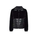 Derimod 24WGP5288FF Alabama Kadın Siyah Kapüşonlu Teddy Mont