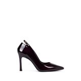 Derimod 25AFD162416 Kadın Bordo İnce Topuklu Rugan Deri Stiletto