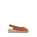 Derimod 25SFD206710 Kadın Turuncu Süet Espadril Sandalet