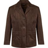 Derimod 25WGD560010 Gloria Kadın Kahverengi Oversize Süet Deri Ceket
