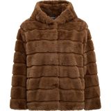 Derimod 25WGE5630FF Vienna Kadın Hardal Kapüşonlu Teddy Mont