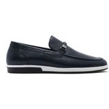 Derimod 26SFD6006FT Erkek Lacivert Deri Casual Loafer