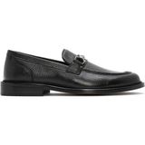 Derimod 26SFD6009FT Erkek Siyah Tokalı Deri Klasik Loafer