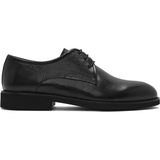 Derimod 26SFD6019FT Erkek Siyah Bağcıklı Deri Casual Ayakkabı