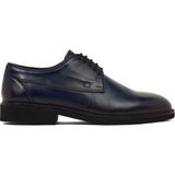 Derimod 26SFD603118 Erkek Lacivert Bağcıklı Deri Casual Ayakkabı