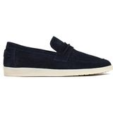 Derimod 26SFD680910 Erkek Lacivert Süet Deri Loafer