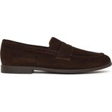 Derimod 26SFD790218 Erkek Kahverengi Süet Deri Loafer