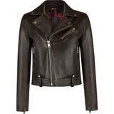 Derimod 26SGD5682R4 Newyork Kadın Bronz Biker Deri Ceket
