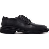 Derimod Black Erkek Siyah Bağcıklı Deri Casual Ayakkabı WM750024DV
