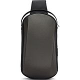 Derimod D-Pack Gri Teknolojik Kumaş Çapraz Çanta Kadın İçin Ergonomik Tasarım 24SBD30046F