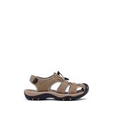 Derimod Erkek Bej Deri Sandalet, Beden 44, 44 EU, numeric_44