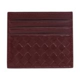Derimod Erkek Bordo Örgülü Deri Kartlık 000A2D361329