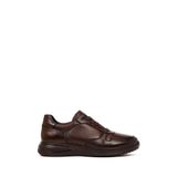 Derimod Erkek Kahverengi Bağcıklı Hakiki Deri Casual Sneaker Kışlık Spor Ayakkabı 25WFD6768FT, 40