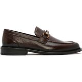 Derimod Erkek Kahverengi Tokalı Deri Klasik Loafer 26SFD6009FT