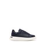 Derimod Erkek Lacivert Bağcıklı Kalın Tabanlı Hakiki Deri Sneaker Kışlık Spor Ayakkabı 25WFD690318, 44