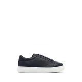 Derimod Erkek Lacivert Bağcıklı Kalın Tabanlı Hakiki Deri Sneaker Kışlık Spor Ayakkabı 25WFD8240FT, 40