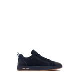Derimod Erkek Lacivert Bağcıklı Nubuk Hakiki Deri Sneaker Kışlık Spor Ayakkabı 25WFD6970V3, 41