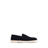 Derimod Erkek Lacivert Süet Deri Casual Loafer 26SFD750210