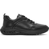 Derimod Erkek Siyah Bağcıklı Deri Sneaker 25SFD692118 - 40