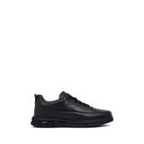 Derimod Erkek Siyah Bağcıklı Hakiki Deri Casual Sneaker Kışlık Spor Ayakkabı 25WFD650118, 44
