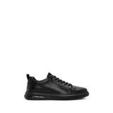 Derimod Erkek Siyah Bağcıklı Hakiki Deri Sneaker Kışlık Spor Ayakkabı 25WFD690518, 42