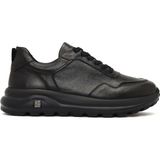 Derimod Erkek Siyah Bağcıklı Kalın Tabanlı Deri Sneaker 25WFD641418