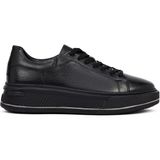 Derimod Erkek Siyah Bağcıklı Kalın Tabanlı Deri Sneaker 25WFD7601FT