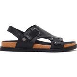 Derimod Erkek Siyah Deri Sandalet 26SFD6262FT
