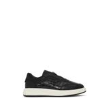 Derimod Erkek Siyah Kalın Tabanlı Desenli Deri Sneaker 26SFD603214 - 40