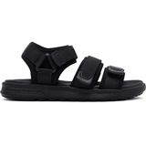 Derimod Erkek Siyah Kumaş Sandalet Düz Topuklu Casual Kullanım İçin Rahat Tasarım 25SFD696114