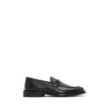 Derimod Erkek Siyah Tokalı Deri Ayakkabı Klasik Loafer 26SFD6009FT, 43