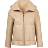 Derimod Gardena Kadın Bej Çift Taraflı Teddy Mont 25WGP5241FF - XS