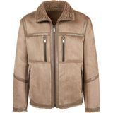 Derimod Gstaab Erkek Bej Hakim Yaka Teddy Mont 25WGP6596FF - 2XL