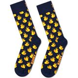 Derimod Happy Socks Erkek Lacivert Ördek Desenli Pamuklu Çorap RDU01-6500 - 41 - 46