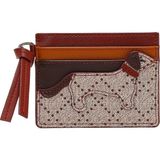 Derimod Kadın Bordo Desenli Kartlık 000A2D564014