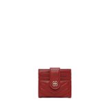 Derimod Kadın Bordo Kapitone Kartlık, 10x10 Cm, Slim