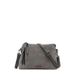 Derimod Kadın Gri Uzun Askılı Süet Çapraz Çanta AB100001KS