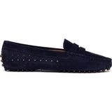 Derimod Kadın Lacivert Süet Deri Loafer 26PFD290610