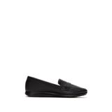 Derimod Kadın Siyah Deri Ayakkabı, Konfor Loafer 26PFD1501FT