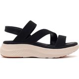Derimod Kadın Siyah Kalın Tabanlı Kumaş Comfort Sandalet 26SFE46416F