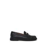 Derimod Kadın Siyah Tokalı Deri Loafer 26PFD510018