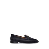 Derimod Kadın Siyah Tokalı Maskülen Deri Loafer 26PFD2300FT